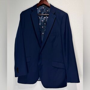 Indochino Custom Navy Blue Suit – Tailored Fit – Sharp & Timeless